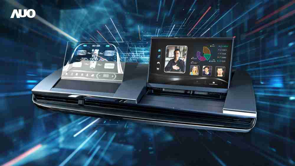 918.COMMicro LED Display HMI解决方案打造透明Micro LED前座仪表，，呈现信息并保留驾驶视野开阔；亦为副驾驶座乘客打造收放自如的Micro LED屏幕，，，，在不影响显示质量的前提于显示区内建镜头，，，让用户能与视讯对象直接眼神接触，，，提供绝佳的双向沟通体验